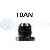 RADIUM ENGINEERING 14-0132 10AN MALE TO 10AN ORB FITTING - BLACK