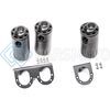 RADIUM ENGINEERING 20-0008-FL SINGLE UNIVERSAL CATCH CAN KIT - FLUID LOCK