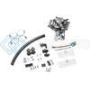 RADIUM ENGINEERING 20-0376-05 FUEL HANGER PLUMBING KIT EVO 7/8/9 MICROGLASS FILTER
