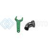 RADIUM ENGINEERING 20-1009 24AN 75 DEG HOSE END W/ WRENCH