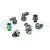 RADIUM ENGINEERING 14-0768 V2 QUICK CONNECT 15MM MALE TO 5/8IN BARB 90 DEGREE