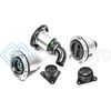 RADIUM ENGINEERING 20-1047 FCST-X 3-BOLT REMOTE MOUNT FILL NECK - 24AN ELBOW - 1.5IN BARB