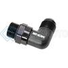 SNOW -10 SNF-60119 ORB TO -10AN 90 DEGREE SWIVEL FITTING (BLACK)