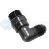 SNOW -10 SNF-60189 ORB TO -8AN 90 DEGREE SWIVEL FITTING (BLACK)