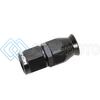 SNOW -6AN SNF-60600 STRAIGHT PTFE HOSE END (BLACK)