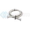 SNOW 6AN SNF-60605 BRAIDED STAINLESS PTFE HOSE - 5FT