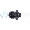 SNOW PERFORMANCE SNF-60616 SNOW -6AN ORB TO 10AN STRAIGHT FITTING - BLACK