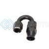 SNOW -6AN SNF-60618 180 DEGREE PTFE HOSE END (BLACK)