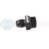 SNOW -8 SNF-60806 ORB TO -6AN STRAIGHT FITTING (BLACK)