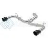 AFE 49-36417-B MACH FORCE-XP 3IN TO 2-1/2IN STAINLESS STEEL AXLE-BACK BLACK EXHAUST - 15-17 VOLKSWAGEN GTI