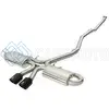 AFE 49-36618-B TAKEDA 3IN 304 SS CAT-BACK EXHAUST W/ DUAL CENTER BLACK TIPS 17+ HONDA CIVIC SI (2DR) I4 1.5L