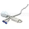 AFE 49-36618-L TAKEDA 3IN 304 SS CAT-BACK EXHAUST SYSTEM W/ BLUE TIPS 2017 HONDA CIVIC SI I4 1.5L (T)