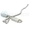 AFE 49-36618-P TAKEDA 3IN 304 SS CAT-BACK EXHAUST SYSTEM W/ POLISHED TIPS 2017 HONDA CIVIC SI I4 1.5L (T)