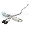 AFE 49-36621-B TAKEDA 3IN 304 SS CAT-BACK EXHAUST SYSTEM W/ BLACK TIPS 2017+ HONDA CIVIC SI (4DR) I4 1.5L (T)