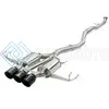 AFE 49-36623-B TAKEDA 3IN 304 SS CAT-BACK EXHAUST W/ TRI-BLACK TIPS 17-18 HONDA CIVIC TYPE R L4 2.0L (T)