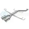 AFE 49-36626-P TAKEDA 2.5IN 304SS AXLE-BACK EXHAUST SYSTEM 17-19 HONDA CIVIC TYPE R L4-2.0L (T) - POLISHED TIP