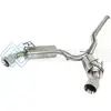 AFE 49-36701 TAKEDA EXHAUST 304SS DUAL CAT-BACK W/ POLISHED TIPS 08-13 MITSUBISHI LANCER EVO X L4 2.0L TURBO