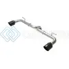 AFE 49-37014-B TAKEDA 2-1/2IN 304 SS AXLE-BACK EXHAUST W/ BLACK TIP 14-18 MAZDA 3 L4 2.0L/2.5L
