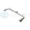 AFE 49-37014-P TAKEDA 2-1/2IN 304 SS AXLE-BACK EXHAUST W/ POLISHED TIPS 14-18 MAZDA 3 L4 2.0L/2.5L