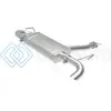 AFE 49-37017 TAKEDA 2-1/2IN 304 SS AXLE-BACK EXHAUST 18-21 HYUNDAI KONA L4 1.6L (T)