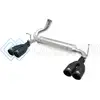 AFE 49-38086-B VULCAN SERIES 2.5IN 304 SS AXLE-BACK EXHAUST BLACK 07-18 JEEP WRANGLER (JK) V6-3.6/3.8L