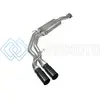 AFE 49-43081-B REBEL EXHAUSTS 3IN SS CAT-BACK 15-16 FORD F-150 ECOBOOST V6 2.7/3.5L V8 5.0L W/ BLACK TIPS