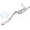 AFE 49-46110-P MACHFORCE XP EXHAUST CAT-BACK 2.5/3IN SS-409 W/ POLISHED TIP 05-15 NISSAN XTERRA V6 4.0L