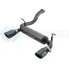 AFE 49-48067-B REBEL SERIES 2.5IN 409 SS AXLE-BACK EXHAUST W/ BLACK TIPS 2018+ JEEP WRANGLER (JL) V6 3.6L