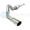 AFE 49-03041-P ATLAS EXHAUST 4IN ALUMINIZED CAT-BACK W/ 304 SS POLISHED TIP 11-13 FORD F-150 ECOBOOST V6 3.5L