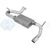 AFE 49-08047-P SCORPION 2-1/2IN ALUM STEEL AXLE-BACK EXHAUST W/POLISHED TIP 07-18 JEEP WRANGLER JK V6-3.6/3.8L
