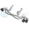 AFE 49-34124NM-C MACH FORCE-XP 304 STAINLESS STEEL CAT-BACK EXHAUST CARBON 2020 CHEVROLET CORVETTE C8