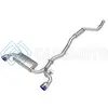 AFE 49-36050-L POWER TAKEDA 2021 TOYOTA SUPRA 2.0L (T) 2.5IN-3IN 304 SS CB EXHAUST W/ BLUE TIPS
