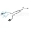 AFE 49-36134NM-C POWER TAKEDA 2.5IN 304 SS CB EXHAUST W/ CARBON FIBER TIPS 17-19 INFINITI Q60 V6-3.0L (TT)