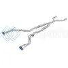 AFE 49-36134NM-L POWER TAKEDA 2.5IN 304 SS CB EXHAUST W/ BLUE FLAME TIPS 17-19 INFINITI Q60 V6-3.0L (TT)