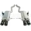 AFE 49-36311-C MACHFORCE XP EXHAUST CAT-BACK 2.5IN DIA CARBON FIBER TIPS SS-304 08-13 BMW M3 (E90) V8 4.0L