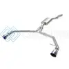 AFE 49-36437-L MACH FORCE-XP 13-16 AUDI ALLROAD L4 SS AXLE-BACK EXHAUST W/ BLUE FLAME TIPS