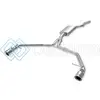 AFE 49-36437-P MACH FORCE-XP 13-16 AUDI ALLROAD L4 SS AXLE-BACK EXHAUST W/ POLISHED TIPS