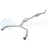 AFE 49-36438-L MACH FORCE-XP 13-16 AUDI ALLROAD L4 SS CAT-BACK EXHAUST W/ BLUE FLAME TIPS