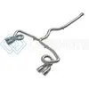 AFE 49-36809-P POWER TAKEDA 3IN TO 2-1/2IN 304 SS CAT-BACK EXHAUST W/ POLISHED TIPS 22-23 SUBARU WRX H4-2.4L(T)