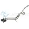 AFE 49-37018-C TAKEDA 2-1/2IN TO 3IN SS-304 CAT-BACK EXHAUST W/ C/F TIPS 13-17 HYUNDAI VELOSTER L4-1.6L