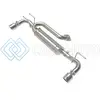 AFE 49-37023-P 19-22 MAZDA 3 L4 2.5L TAKEDA 3IN TO 2-1/2IN 304 STAINLESS STEEL AXLE-BACK EXHAUST W/POLISHED TIP