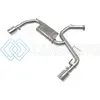 AFE 49-37027-P TAKEDA 22-23 HYUNDAI ELANTRA N L4-2.0L (T) 3IN 304 SS AXLE-BACK EXHAUST W/ POLISHED TIPS