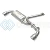 AFE 49-37032-P 22-23 HYUNDAI KONA N L4 2.0L (T) TAKEDA 3IN 304 SS AXLE-BACK EXHAUST SYSTEM W/ POLISHED TIPS