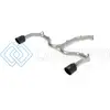 AFE 49-37037-B 20-21 KIA FORTE GT 1.6L 3IN-2.5IN 304 STAINLESS STEEL AXLE-BACK EXHAUST W/ BLACK TIPS