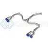 AFE 49-37039-L 22-24 KIA FORTE GT 1.6L 3IN-2.5IN 304 STAINLESS STEEL AXLE-BACK EXHAUST W/ BLUE FLAME TIPS