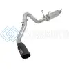 AFE 49-42056-B MACHFORCE XP 4IN EXHAUSTS CAT-BACK SS SIDE EXIT 14-17 DODGE RAM 2500 V8-6.4L HEMI W/ BLACK TIPS