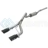 AFE 49-48056-B REBEL SERIES CB 2.5IN DUAL CENTER EXIT SS EXHAUST W/ BLACK TIPS 07-15 JEEP WRANGLER 3.6L/3.8L V6