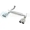 AFE 49-48086-P REBEL SERIES 2.5IN 409 SS AXLE-BACK EXHAUST POLISHED 07-18 JEEP WRANGLER (JK) V6-3.6L/3.8L