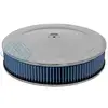 AFE 18-21401 MAGNUMFLOW AIR FILTERS ROUND RACING P5R A/F CHROME ASSY 14X3: BLK/BLUE