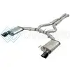 AFE 49-33087-B MACHFORCE XP 3IN 304 SS LOUD TONE CAT-BACK W/ BLACK TIPS 15-17 FORD MUSTANG V6-3.7L/V8-5.0L